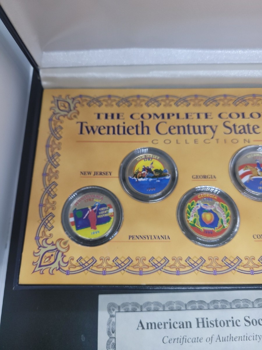 1999 Colorized State Quarter Box Set (N) | eBay