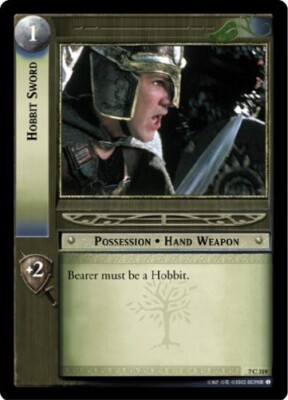 LOTR TCG ROTK Return OT King HOBBIT SWORD 7C319 Foil M/GEM MINT Tip Top Shelf