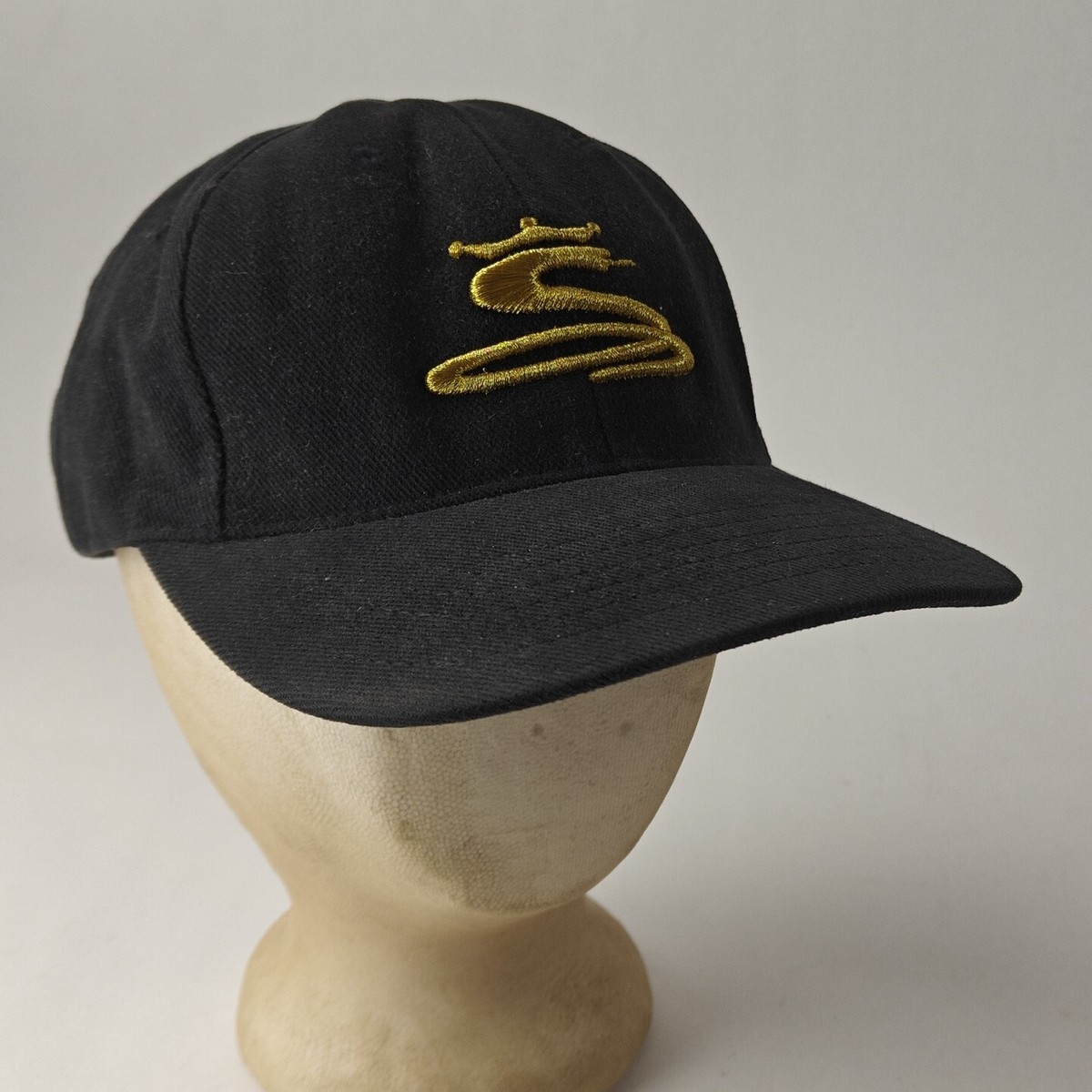 Vintage 90s King Cobra Golf Black w/ Gold Embroidery 