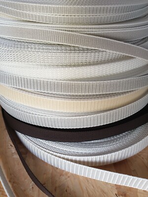 Rolladengurt Rollladen Gurtband Zugband für Gurtwickler 10, 12, 14,16,18, 23 mm