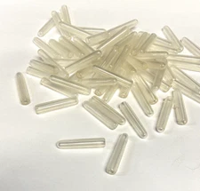 100-Pk Flexible Clear Tip Guard MC-10004 PVCCLR004 .21" OD x 1" L x .14" ID