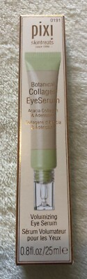 Pixi Beauty Skintreats Botanical Collagen Eye Serum .8oz 25ml Brightening NIB