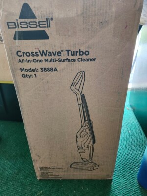 bissell crosswave turbo multi surface cleaner used 