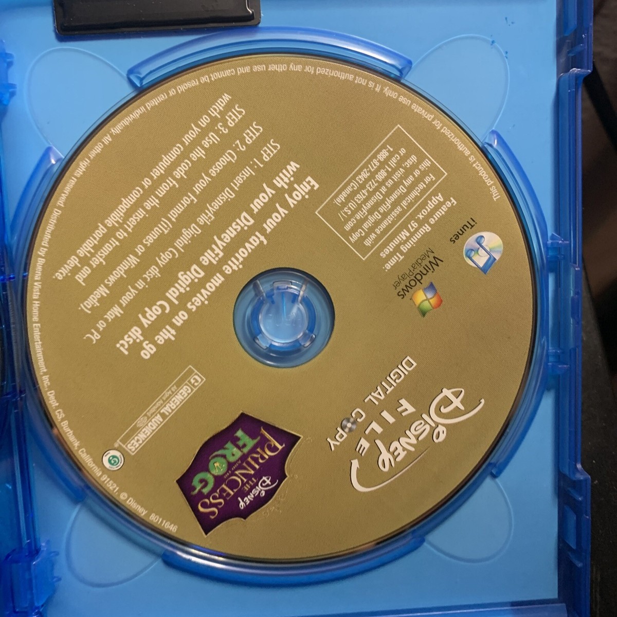 The Princess and the Frog (Blu-ray/DVD, 2010, 3-Disc Set