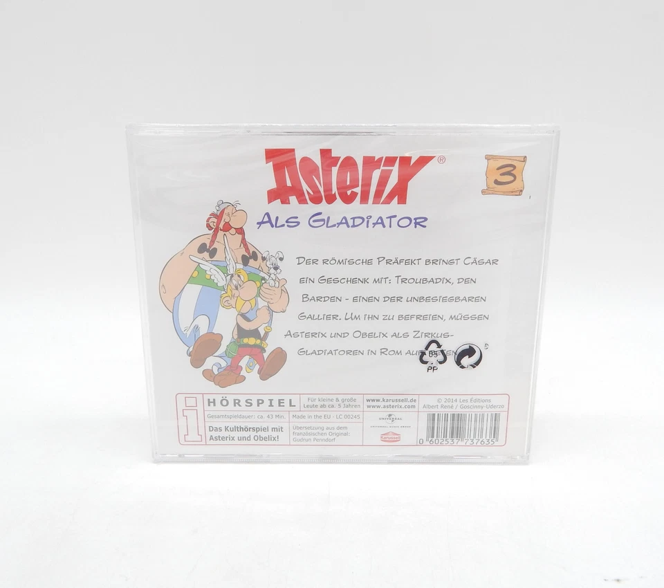 CD Hörspiel Asterix - Als Gladiator - NEU/OVP - Bild 2 von 2