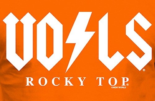Tennessee Volunteers Men's Orange Vols Rocky Top Bolt Short Sleeve T Shirt - 第 3/5 張圖片