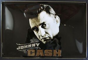 Grosser 15 X 30 Cm Blechschild x30 Johnny Cash Autogramm Usa Country Sanger Bar Kneipe Sammler Sammeln Seltenes Inkmax Jp