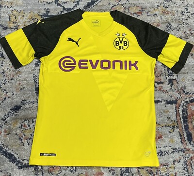 Puma Borussia Dortmund BVB 2018 Evonik Mens Football Soccer Shirt