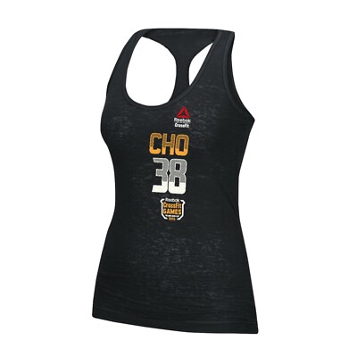 Chyna Cho Reebok 2015 CrossFit Games Women's Black Tank Top AV8792