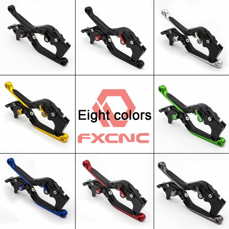 Palanca de embrague de freno plegable y extensible chorro de arena para Ducati GT 1000 S2R 1000 748/750SS Foto 3 de 4