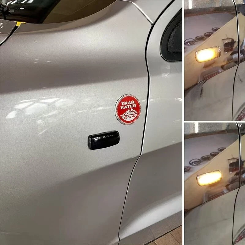 Dynamic LED Side Marker Signal Lamp For Jeep Compass Patriot Dodge Chrysler 300 Foto 2 de 4