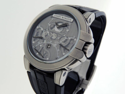 Harry Winston Ocean Triple Retrograde Chrono 400/MCR-A44ZA Zalium Lnib