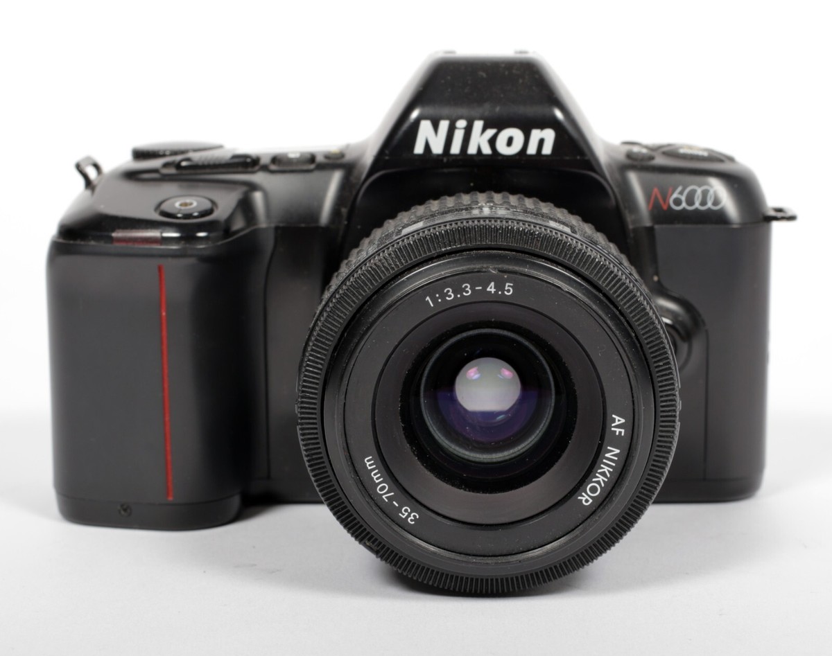 Nikon N6000 35mm SLR Film Camera with Nikkor AF 35-70mm zoom Lens