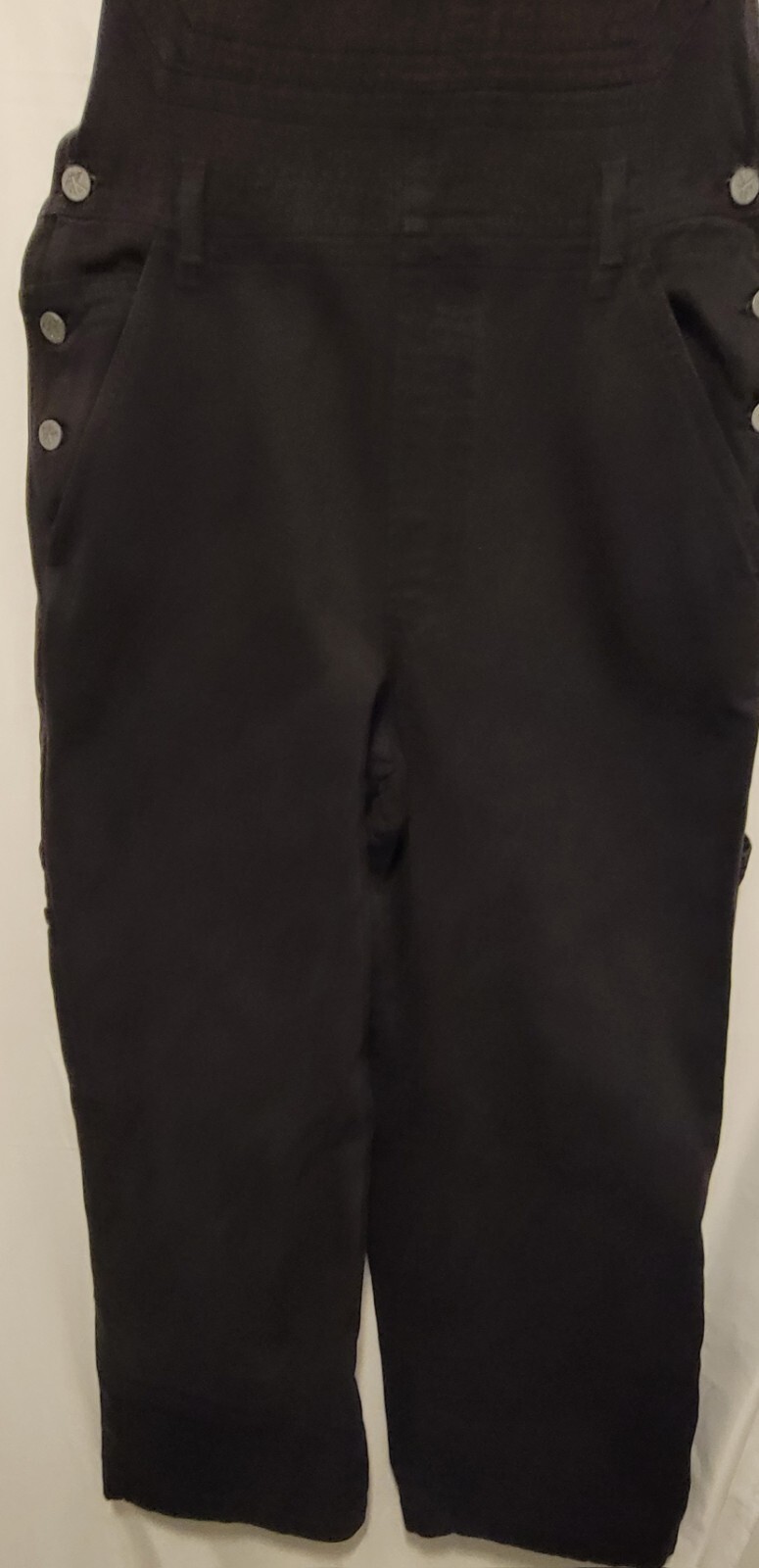 Rare 90s Calvin Klein Overalls Black Denim Womens Size Large image 3