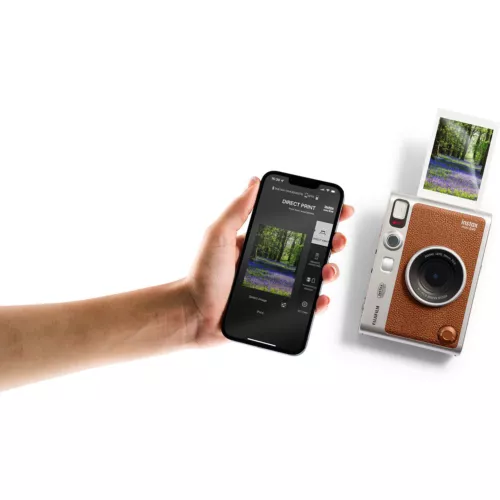 FUJIFILM INSTAX MINI EVO Hybrid Instant Camera (Brown) New - Picture 7 of 7