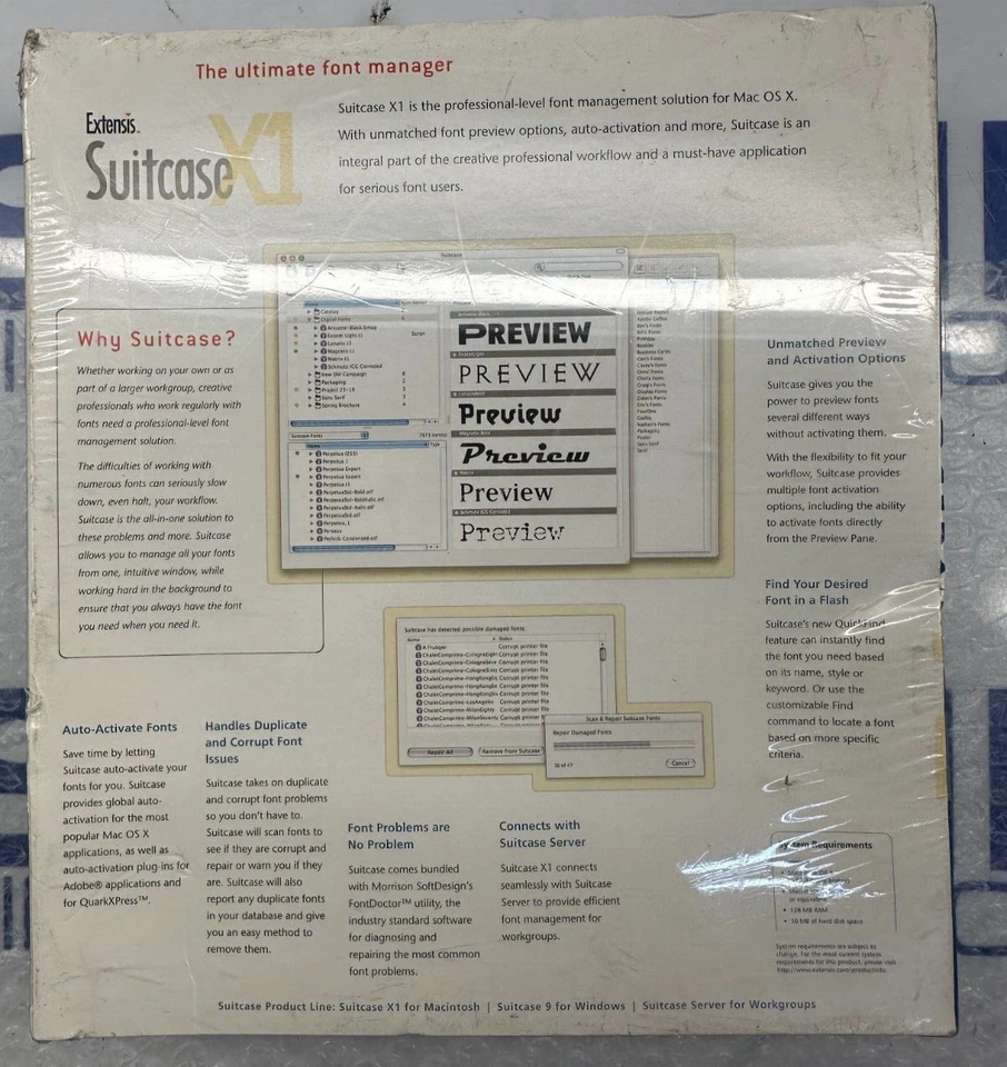 Extensis Suitcase X1 Academic Mac - Image 2 of 3