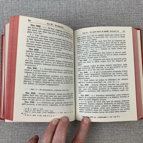 Codex Iuris Canonici 1963 Newman Press Benedictine Code Of Canon Law Latin - Picture 9 of 11