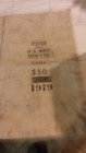 US Mint Bank Canvas Cloth Coin Bag SAVE YOUR PENNIES  in a  $50 Denver mint bag — photo 2