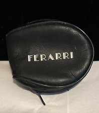 Vintage Ferrari Men's Aviator Folding Sunglasses Zipper Zippered CASE ONLY
