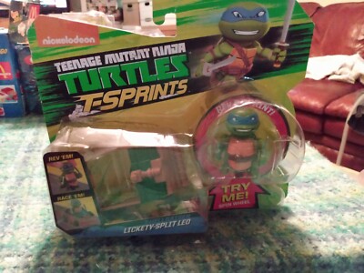 Teenage Mutant Ninja Turtles T-Sprints Lickety Split Leonardo With Shellraiser