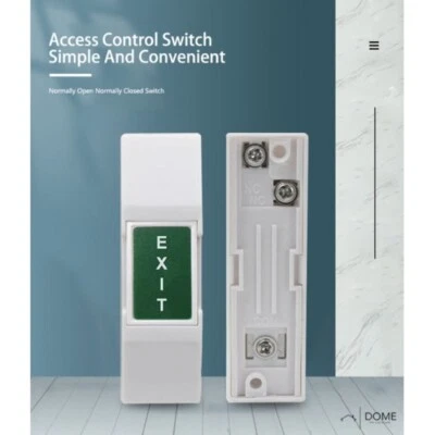 IDOME Access Control Door Switch Exit Push Release Button NO/NC/COM UK Stock