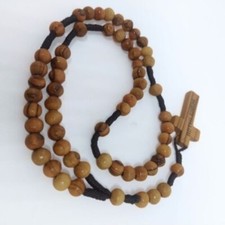 Blessed Bethlehem Rosary Olive Wood Beads Jesus Cross Hand Made Prayer