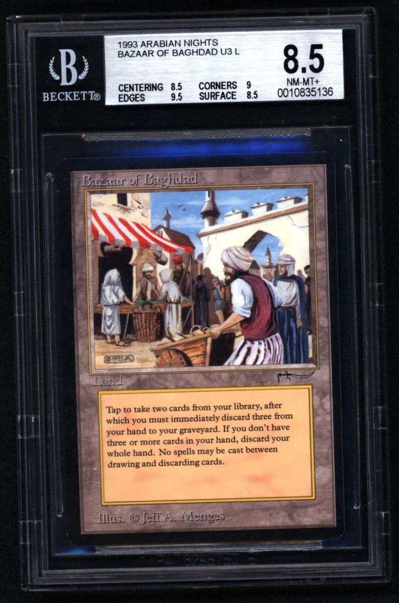 Bazaar of Baghdad - Arabian Nights - MTG Magic the Gathering Bazaar of Baghdad - Arabian Nights - MTG Magic the Gathering