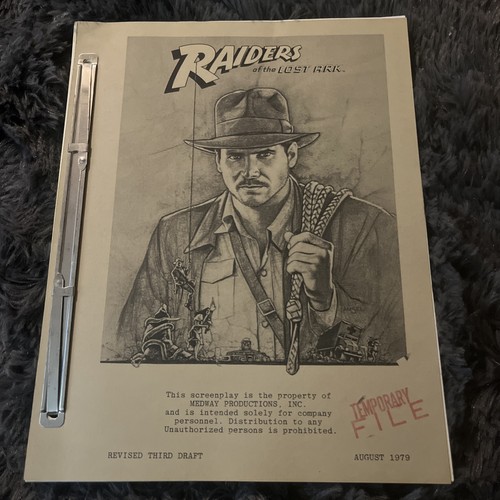 Indiana Jones "Raider Of The Last Ark" 1979 Medway Productions Drehbuch!! - Bild 1 von 5