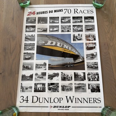 Dunlop 24 Hours of Le Mans Winners Poster