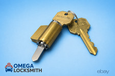 Marks Key-in-Lever Lock Cylinder Schlage C Keyway Brass SC4 6-Pin 2 Keys