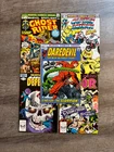 Lot of 5 Vintage Marvel Comics. Daredevil, Dr. Doom, She-Hulk, Ghost Rider, Thor