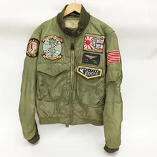 BUZZ RICKSON S WEP Jacket Flight Jacket Size 38L Color Khaki Used 128 American C