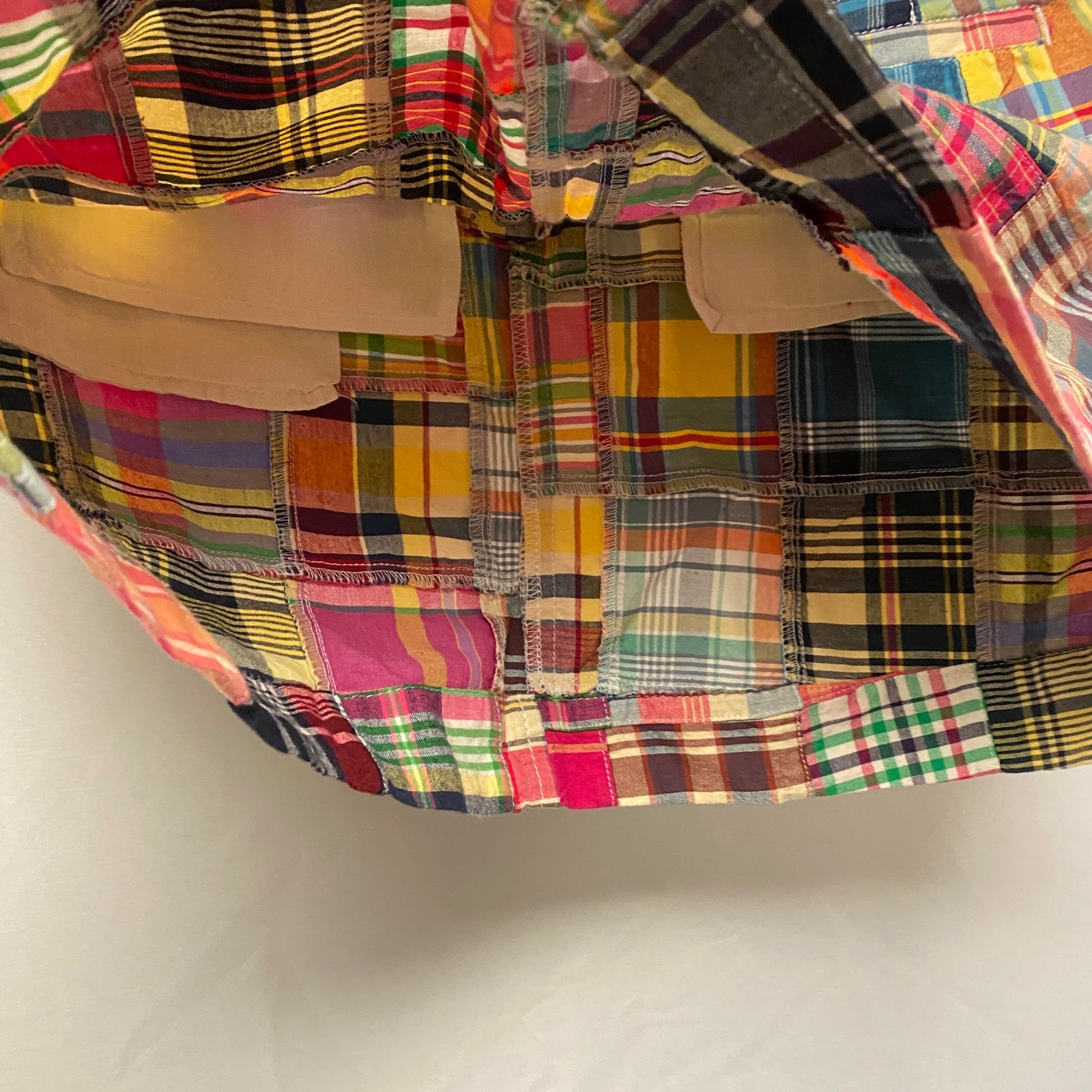 Old Navy Multicolor Patchwork Plaid Mini Skirt Si… - image 8