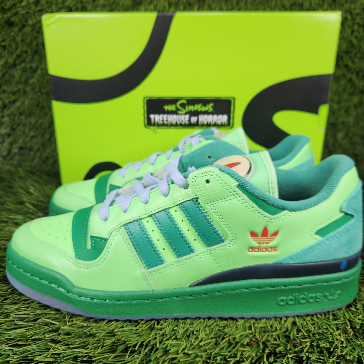 adidas gazelle silver green womens adidas The Simpsons Forum 84 Low CL Shoes Green 9 main image 0