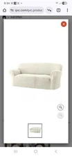 Paulato by Gaico Melodia 3-Seater Stretch Embossed Furniture Sofa Cover White