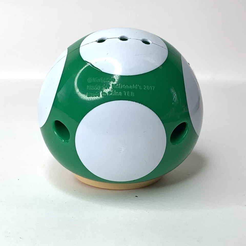 Figura de juguete Super Mario 1up Mushroom Topper de pastel McDonald’s Happy Meal Mcd Foto 2 de 4