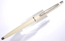 Vintage (c1966) Paper-Mate White Ballpoint Pen - Mid-Century Modern #69
