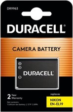 Batteria Ricaricabile DURACELL DR9963 = Nikon EN-EL19 x CoolPix S Series