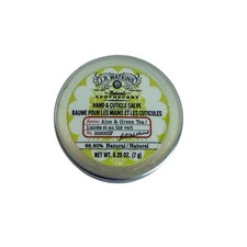 JR Watkins Hand Cuticle Salve Aloe & Green Tea Metal Tin 0.25 oz Mini Sealed