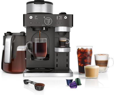 Espresso & Coffee Maker & Barista System, 3 Espresso Brew Styles, Single-Serve C