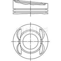 Mahle Kolben FüR Audi Vw Tt 8J3 3.2 V6 Quattro 8N3 A3 Sportback 8PA 8P1 8J9 8N9