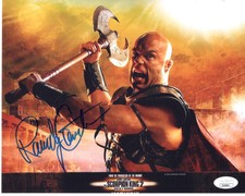 Randy Couture signed 8x10 Photo Sargon The Scorpion King 2 JSA Authentication