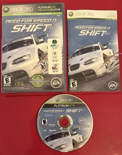 Need for Speed: Shift (Microsoft Xbox 360, 2009) Complete CIB Tested 