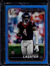 2024 Topps Chrome Kamari Lassiter RC Blue Refractor Rookie #/150 Texans