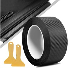 Kohlenstofffolie Autotürschutz 3D selbstklebend Schwarz Lackschutzfolie Kohlenstofffolie Autotürschutz 3D selbstklebend Schwarz Lackschutzfolie
