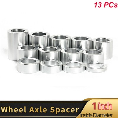 ID 1'' OD 1 1/2'' Wheel Axle Spacers for Harley Dyna Street Bob Touring Bagger
