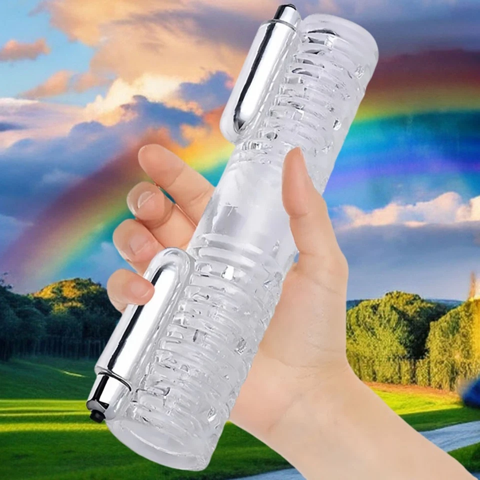 Doble Stroker Gay Masturbador Masculino Retraso Masturbador Duradero Pene Juguete Sexual Foto 3 de 4