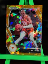 2021-22 Panini Prizm Draft Picks Orange Ice Prizm Kai Jones #14