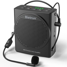 Bluetooth Voice Amplifier for Teachers, Portable Rechargeable Mini Voice Ampl...