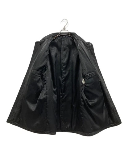 VERA PELLE Zip Leather Jacket Men's Size M Black image 3